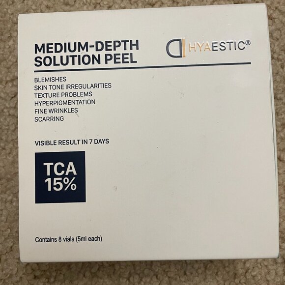 Hyaestic Medium-Depth Solution Peel TCA 15% (5ml x 8 vials) - Picture 4 of 4